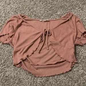 Pink Crop Top